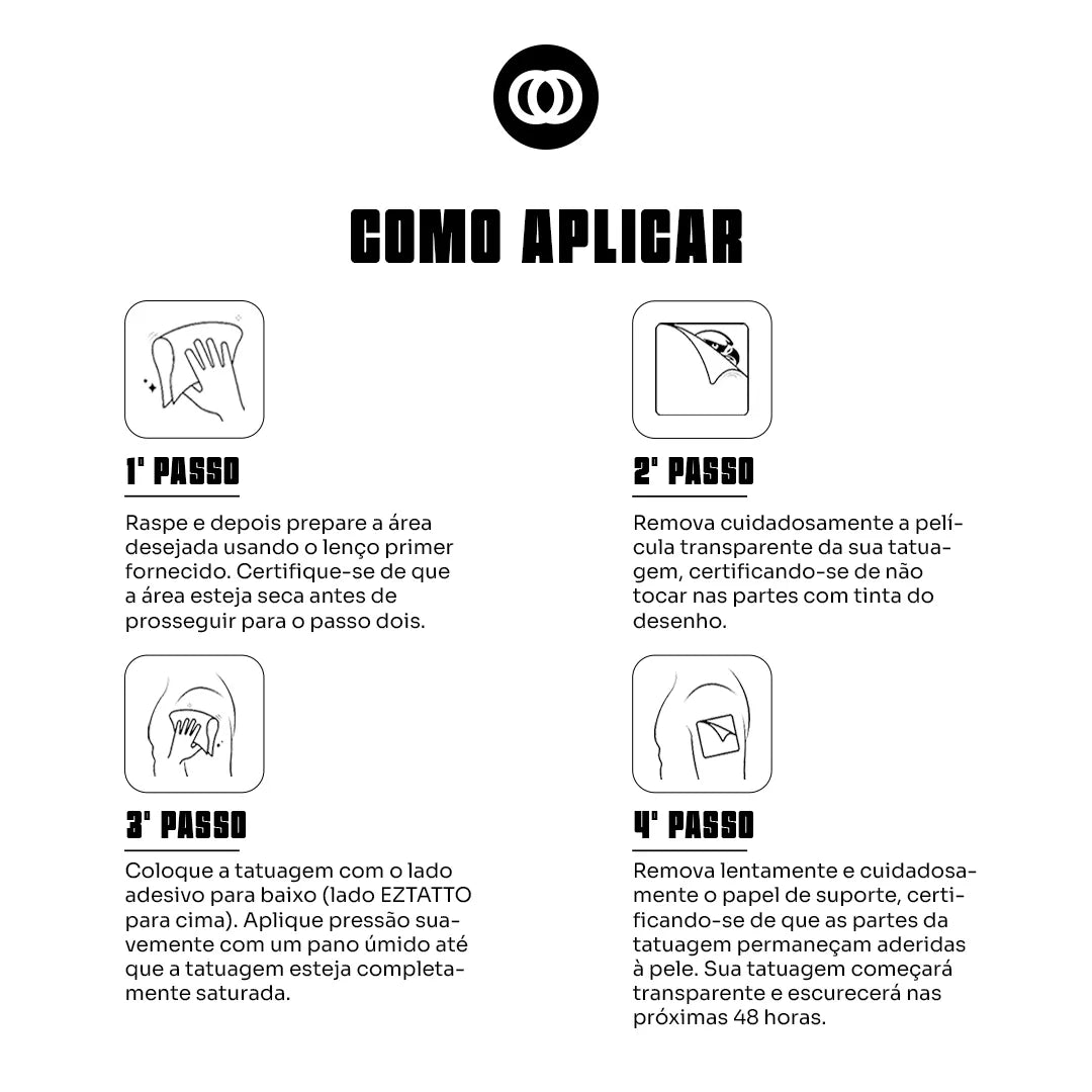 Arte Oriental Braço fechado Tatuagem Temporaria