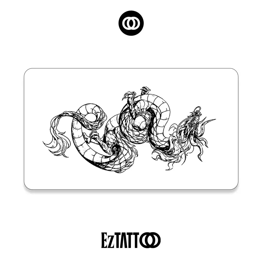 Dragão Celestial Tatuagem Temporária (Promocional)