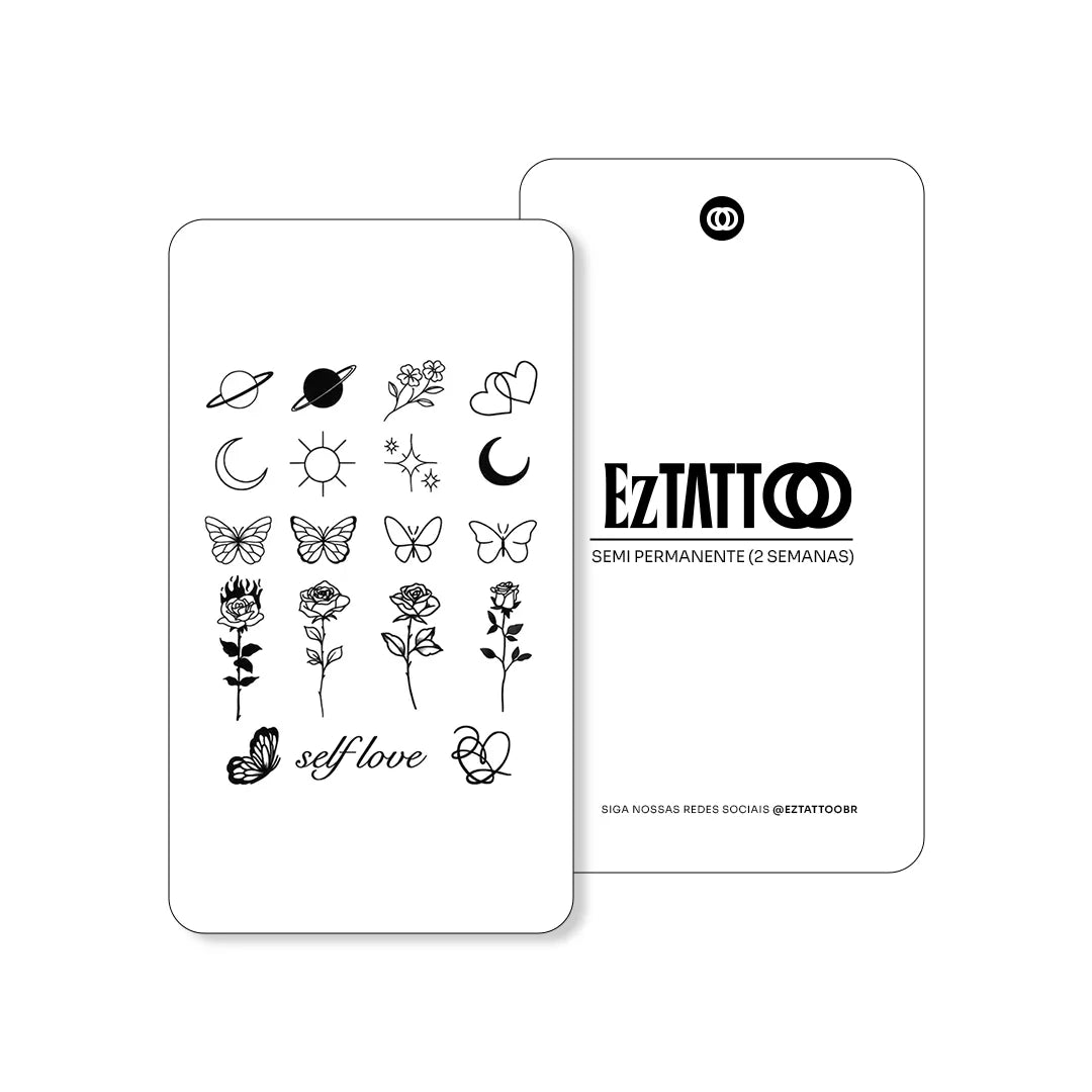 tatuagem-temporaria-rosa-e-elementos-celestiais