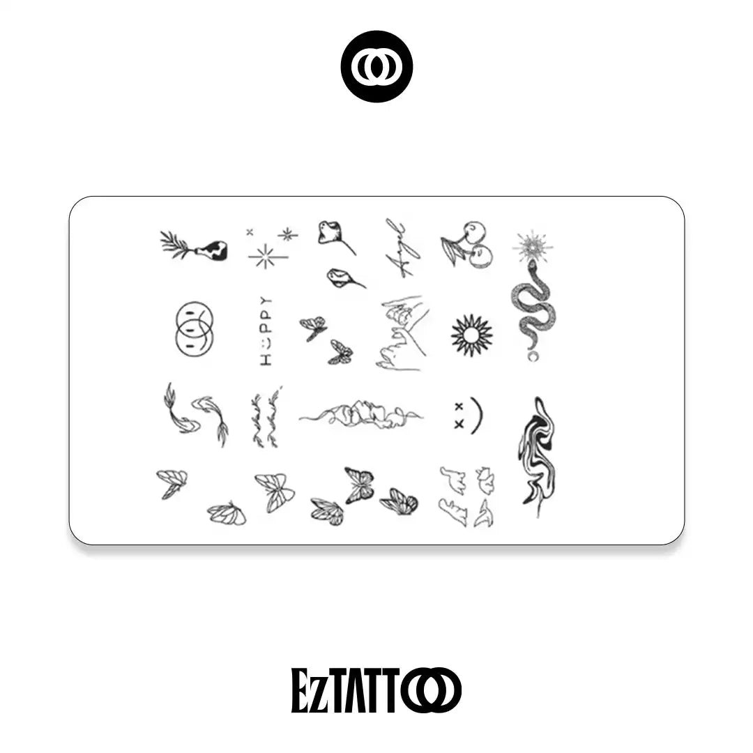 Romantica Minimalista Tatuagem Temporaria 3