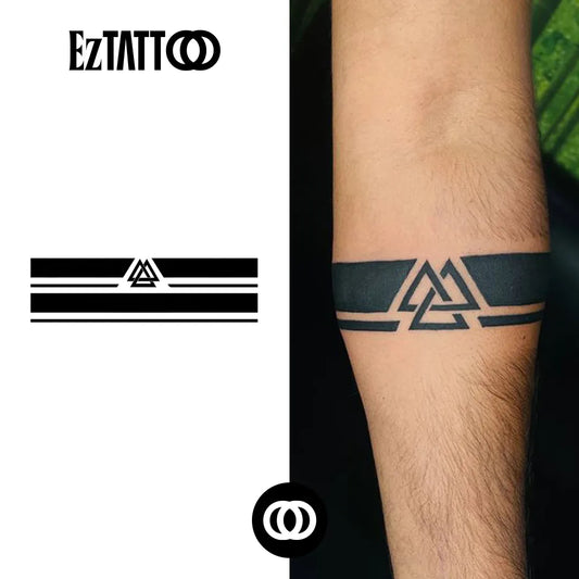 tatuagem-temporaria-estilosa-a-tatuagem-temporaria-bracelete-tribal