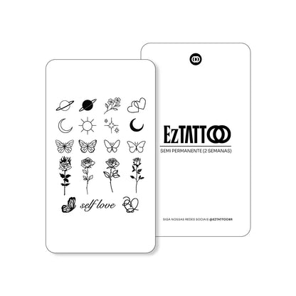 tatuagem-temporaria-rosa-e-elementos-celestiais